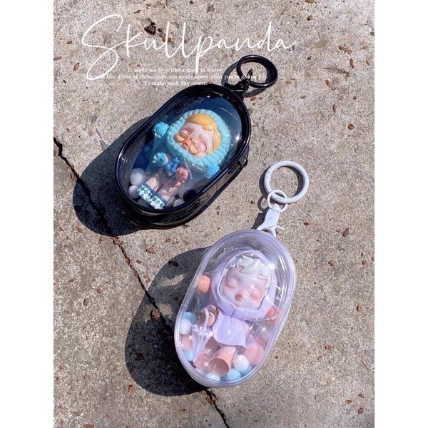 【Little joys 小確幸 】《預購》曬娃膠囊防塵包 盲盒曬娃包 外出透明展示包-細節圖3