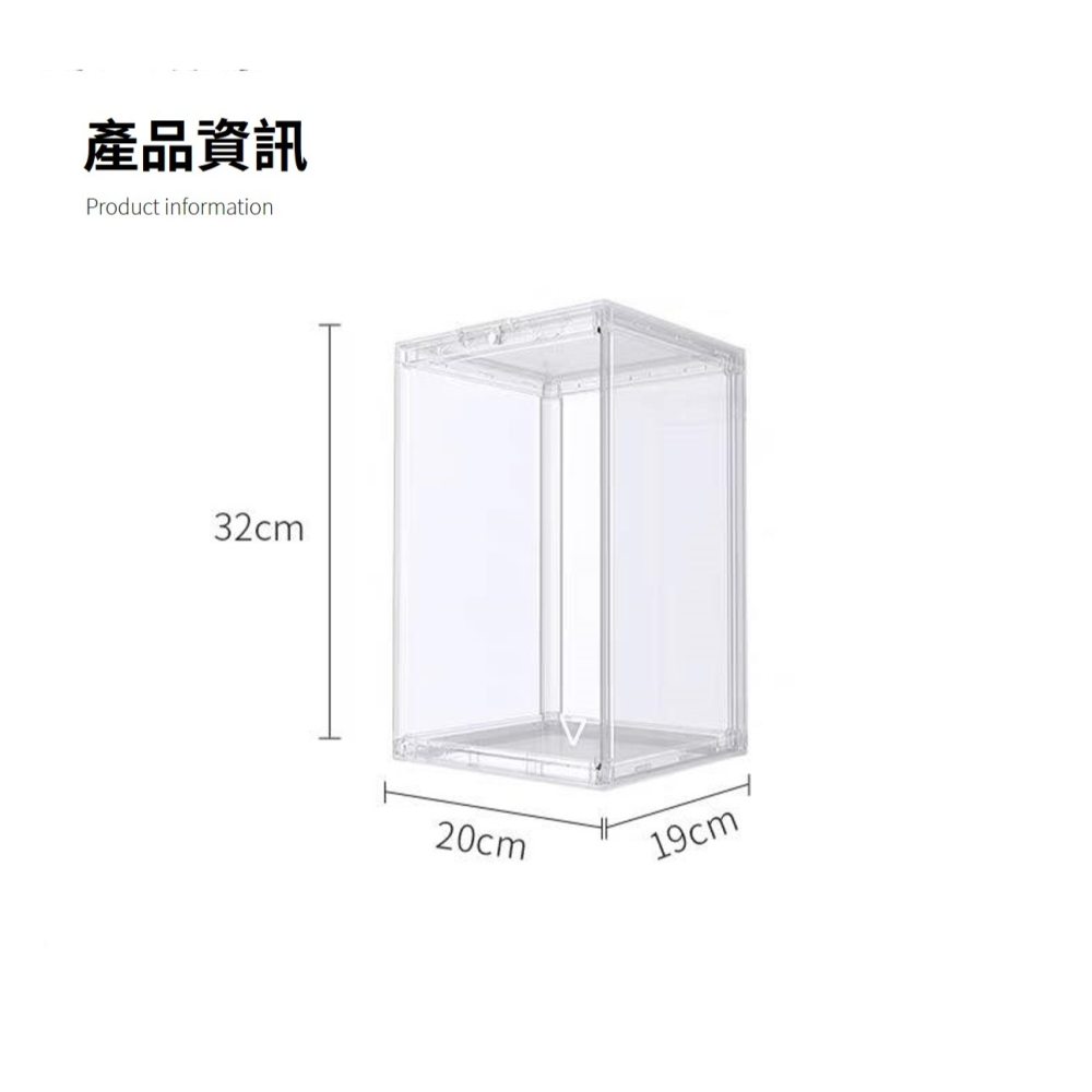 【Little joys 小確幸 】《預購》GOTO展示盒 盲盒模型防塵架 壓克力收納櫃 模型公仔收納盒(全透明款)-細節圖4