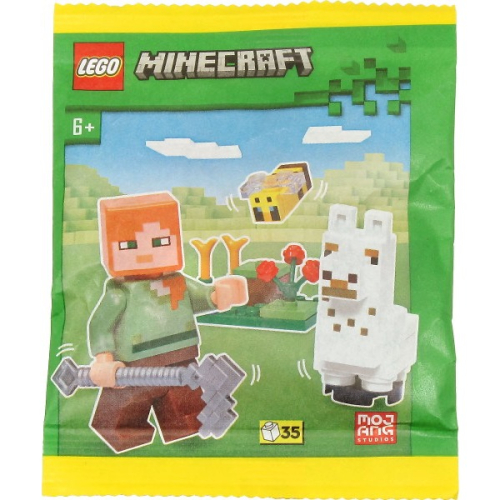木木玩具 樂高 lego 662308 Minecraft 麥塊 Alex 紙袋包