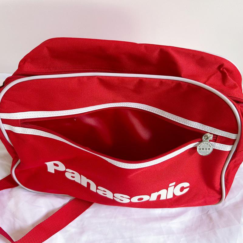 🔥 Panasonic國際牌 紅色側背包🔥運動包復古 古著包bag⚡️✨ Second Hand Clothes-細節圖4