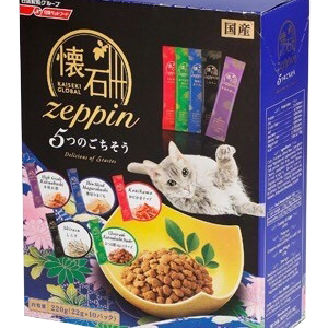 日清PETLINE 5Dish 懷石極品綜合貓糧/貓乾糧/貓咪飼料/貓飼料 220g-22g*10包-細節圖3