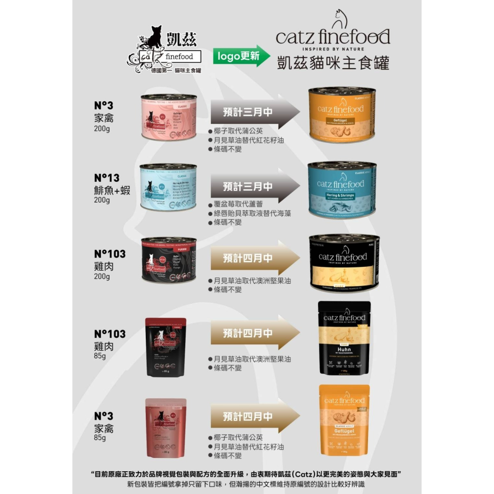 德國 凱茲 Catz 凱茲/經典美食家/無穀主食餐包/貓餐包/貓咪餐包 85g-細節圖2