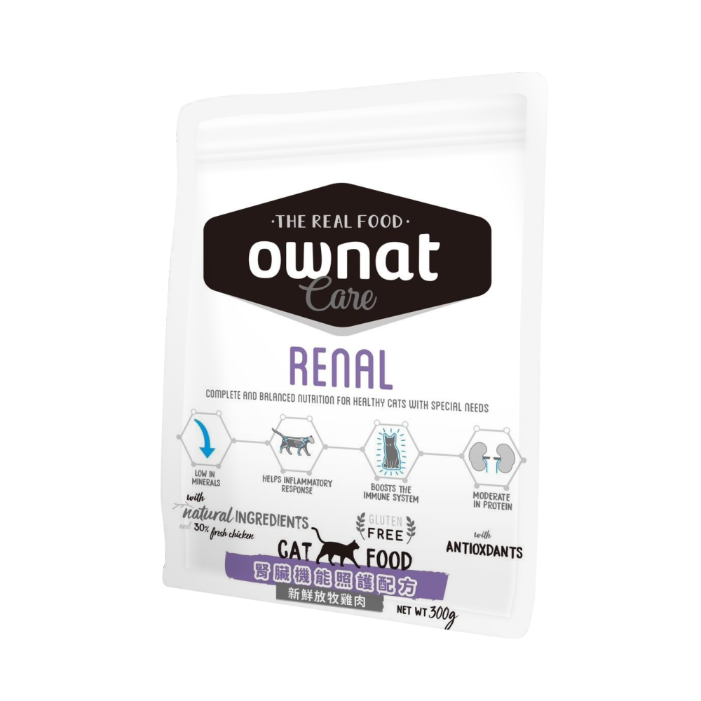 歐娜特ownat 無穀天然鮮肉貓糧 小包裝/無穀/無肉粉/化毛/皮毛/腸胃/挑嘴/全齡貓/成貓/貓飼料/貓主食 300g-細節圖3
