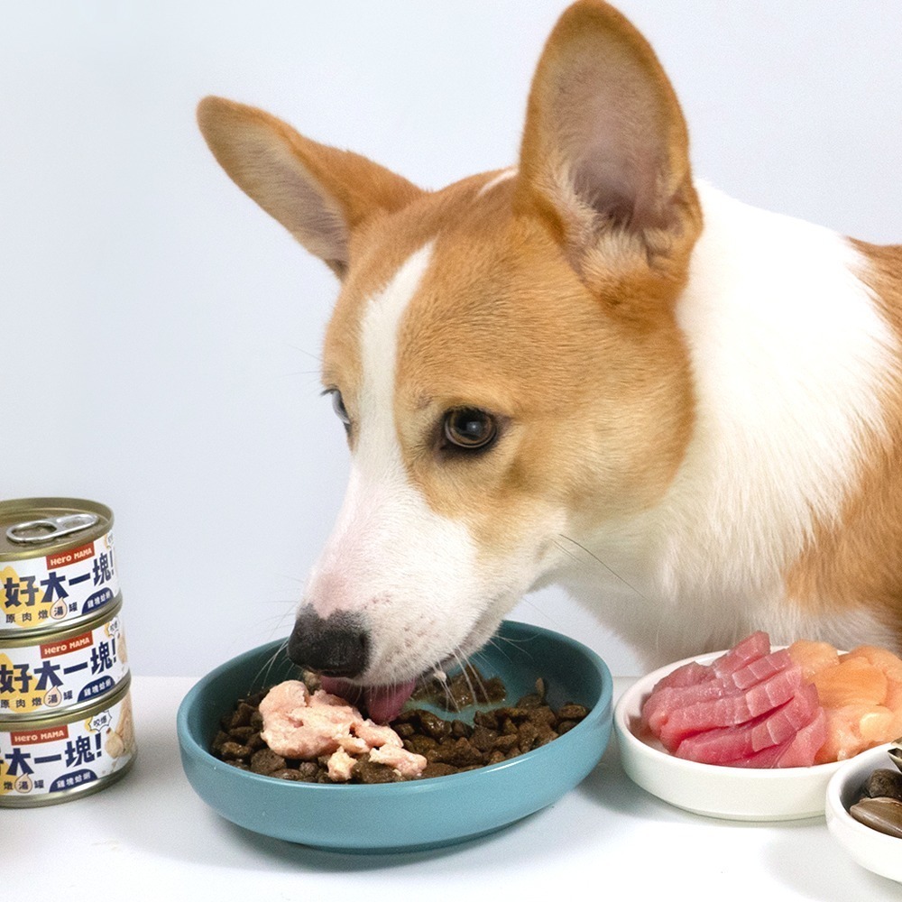 HeroMama 好大一塊/原肉燉湯罐/肉塊/補水罐/犬貓副食罐/犬貓零食罐 80g-細節圖3