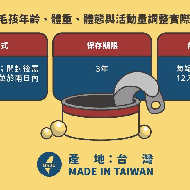 陪心寵糧 nu4PET 富貴狗狗主食罐/主食罐/狗罐頭/全齡犬/爆毛/護膚/無穀/無膠/低磷 170g-細節圖4