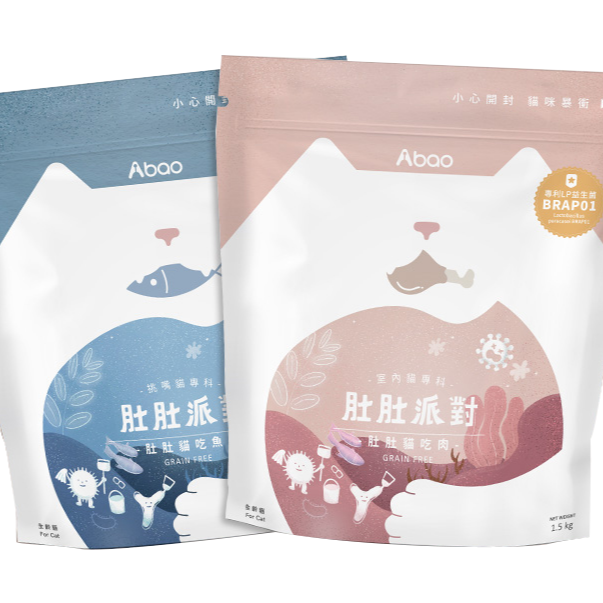 阿寶Abao 肚肚派對無穀貓糧/無穀/益生菌添加/室內貓/挑嘴貓/高適口性 300g/1.5kg-細節圖3