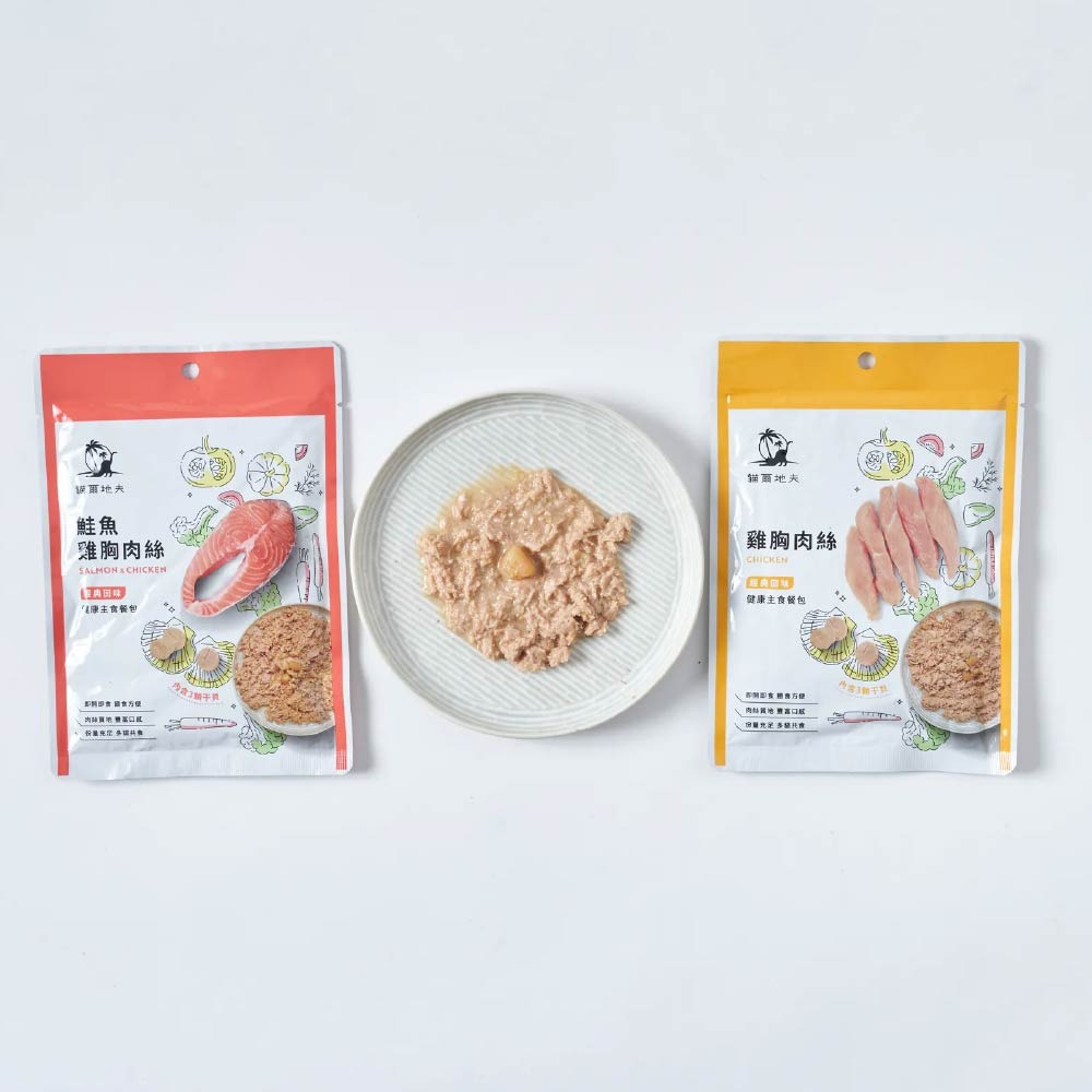 免運 24罐 貓爾地夫 Catdives 健康主食罐/貓咪主食罐/低磷/無膠/無穀/頂級享受/經典回味 80g-細節圖6