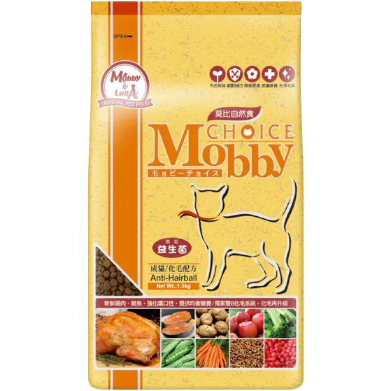 莫比 自然食 貓咪飼料 成貓 幼貓 貓飼料 貓乾糧 貓乾乾 無穀飼料 1.5kg 6.5kg-細節圖6