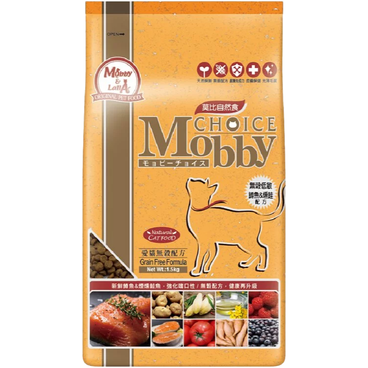 莫比 自然食 貓咪飼料 成貓 幼貓 貓飼料 貓乾糧 貓乾乾 無穀飼料 1.5kg 6.5kg-細節圖9