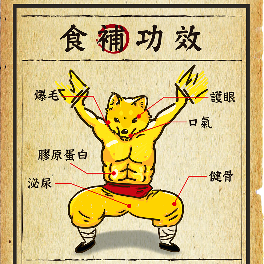 TNA 悠遊食補 嗷嗷待補/狗狗零食/犬零食/寵物零食 60g-細節圖2