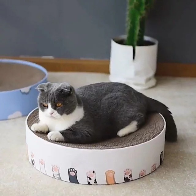 圓形貓抓窩 造型貓抓板 貓咪貓抓板 貓抓窩 貓抓窩 貓抓板-細節圖2