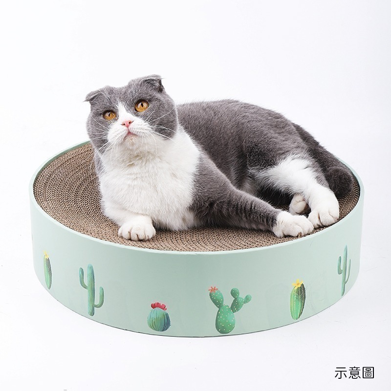 圓形貓抓窩 造型貓抓板 貓咪貓抓板 貓抓窩 貓抓窩 貓抓板-細節圖4