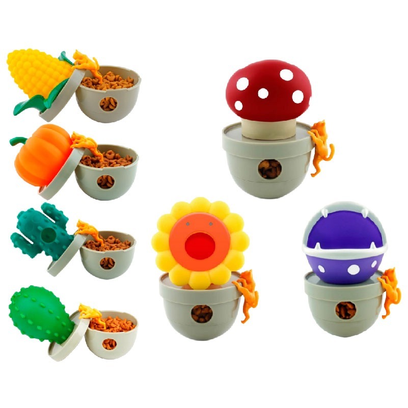 台灣 美期 貓咪/逗貓棒/漏食玩具/貓咪玩具/不倒翁漏食玩具-細節圖3