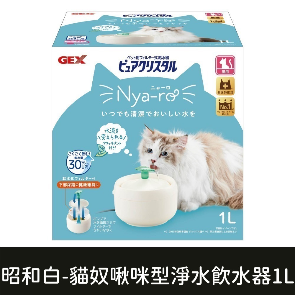 GEX gex自動飲水機/貓咪飲水器/循環飲水器/飲水器/循環式/渴盼/視窗型-細節圖2