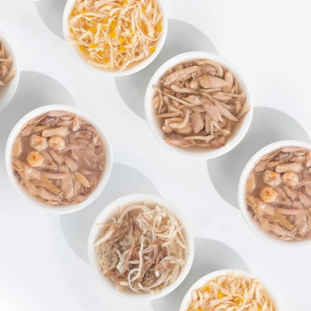 HeroMama 飛輪 維他命補給罐/維他命添加/無膠/肉絲/肉塊/補水/肉湯/貓罐頭/狗罐頭 80g-細節圖3