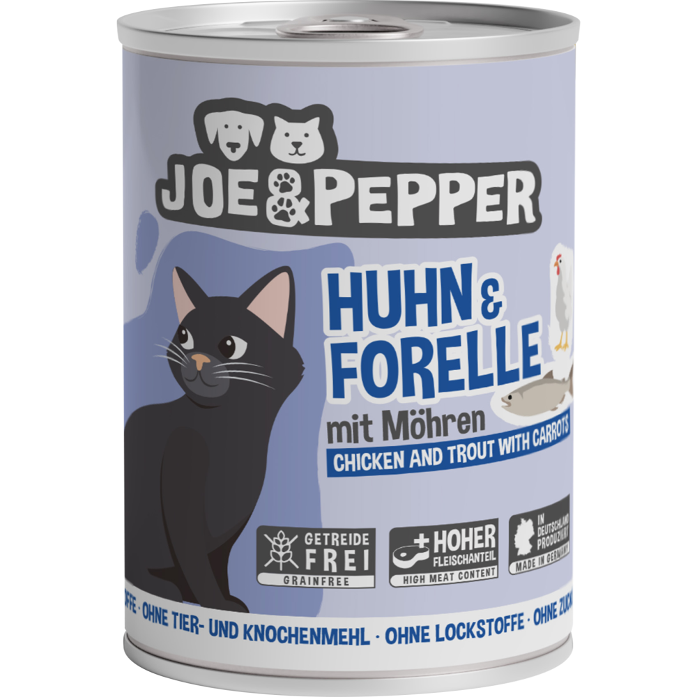 喬的晚餐 JOE&PEPPER 貓咪無穀主食罐/無肉粉/無穀/高含肉量/德國罐/貓主食/貓罐頭 200g/400g-細節圖6