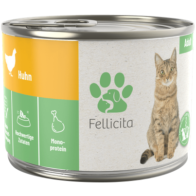 菲利希塔 Fellicita 貓咪無穀主食罐/無穀/新鮮食材/高含肉量/德國罐/貓咪罐頭/貓罐頭/貓主食 200g-細節圖5