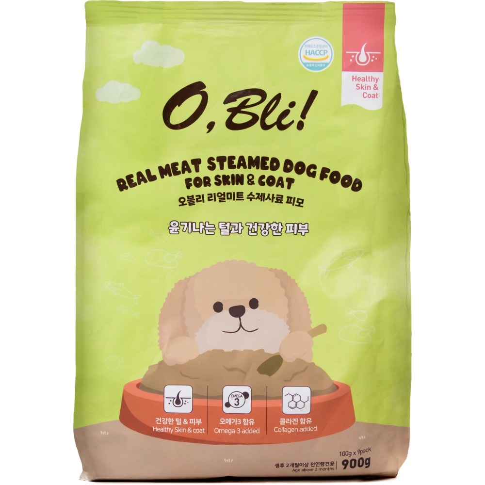 噢比利 O,Bli 狗主食 犬用機能軟飼料 軟飼料 狗飼料 狗糧 好咀嚼 全齡犬 老犬 900g-細節圖4