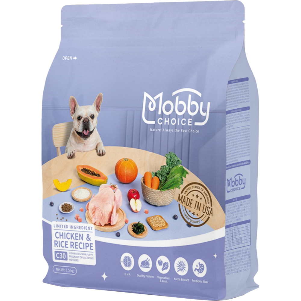 莫比自然食 Mobby 狗主食 狗飼料 莫比飼料 犬糧 成犬 幼犬 1.5kg/7.5kg-細節圖6