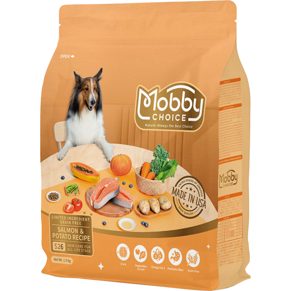 莫比自然食 Mobby 狗主食 狗飼料 莫比飼料 犬糧 成犬 幼犬 1.5kg/7.5kg-細節圖8