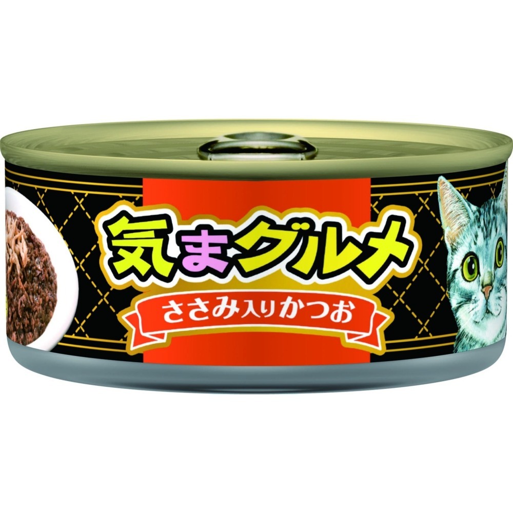 愛喜雅 AIXIA 美食家貓罐 鰹魚 吻仔魚 雞肉 貓咪罐頭 貓罐 貓點心 貓溼食 155g-細節圖4