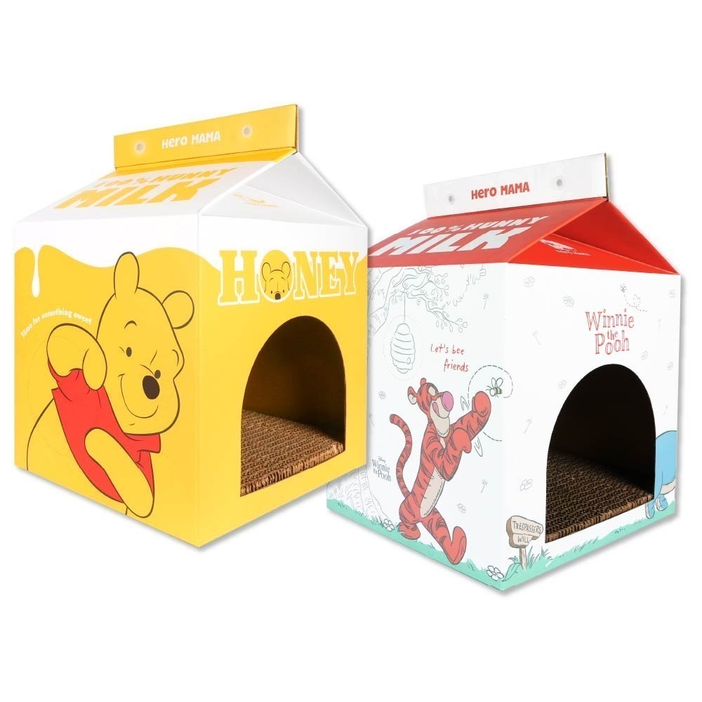 HeroMama 小熊維尼系列 貓抓屋 彈力球 餐碗 貓咪玩具 狗狗玩具 寵物用品-細節圖2