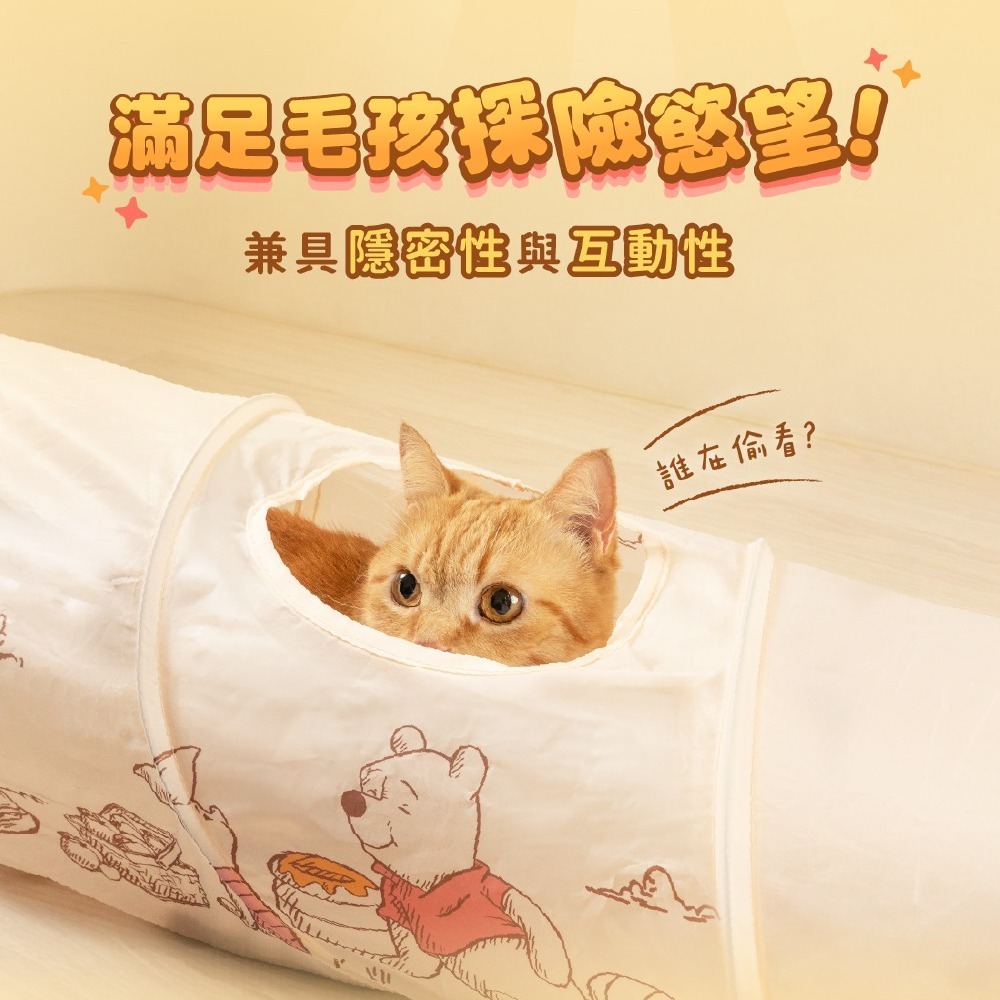 HeroMama 小熊維尼系列 貓抓屋 彈力球 餐碗 貓咪玩具 狗狗玩具 寵物用品-細節圖6