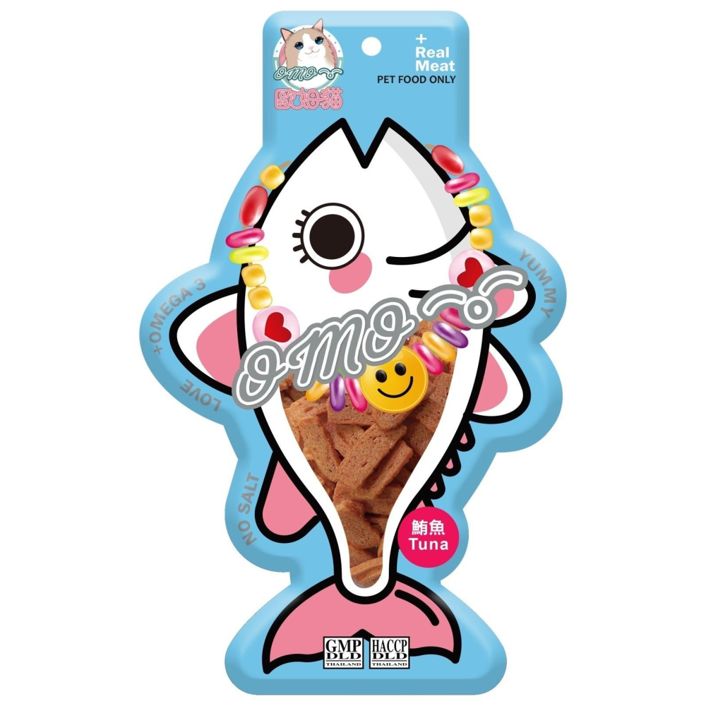 歐姆貓 OMO 胖胖魚貓零食 貓咪零食 肉條 鮪魚 鮭魚 貓咪點心 寵物零食-細節圖2