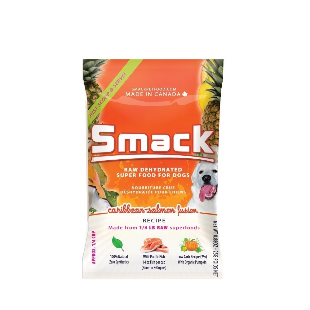 樂食客 smack 低溫風乾生肉犬糧 狗狗飼料 狗主食 風乾 無穀 犬糧 隨手包 試吃包 嘗鮮包 25g-細節圖2