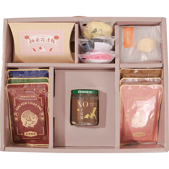 乖乖吃飯 2025新春聯名禮盒 寵物禮盒 貓餐包 主食餐包 貓草包 凍乾 寵物零食-細節圖3