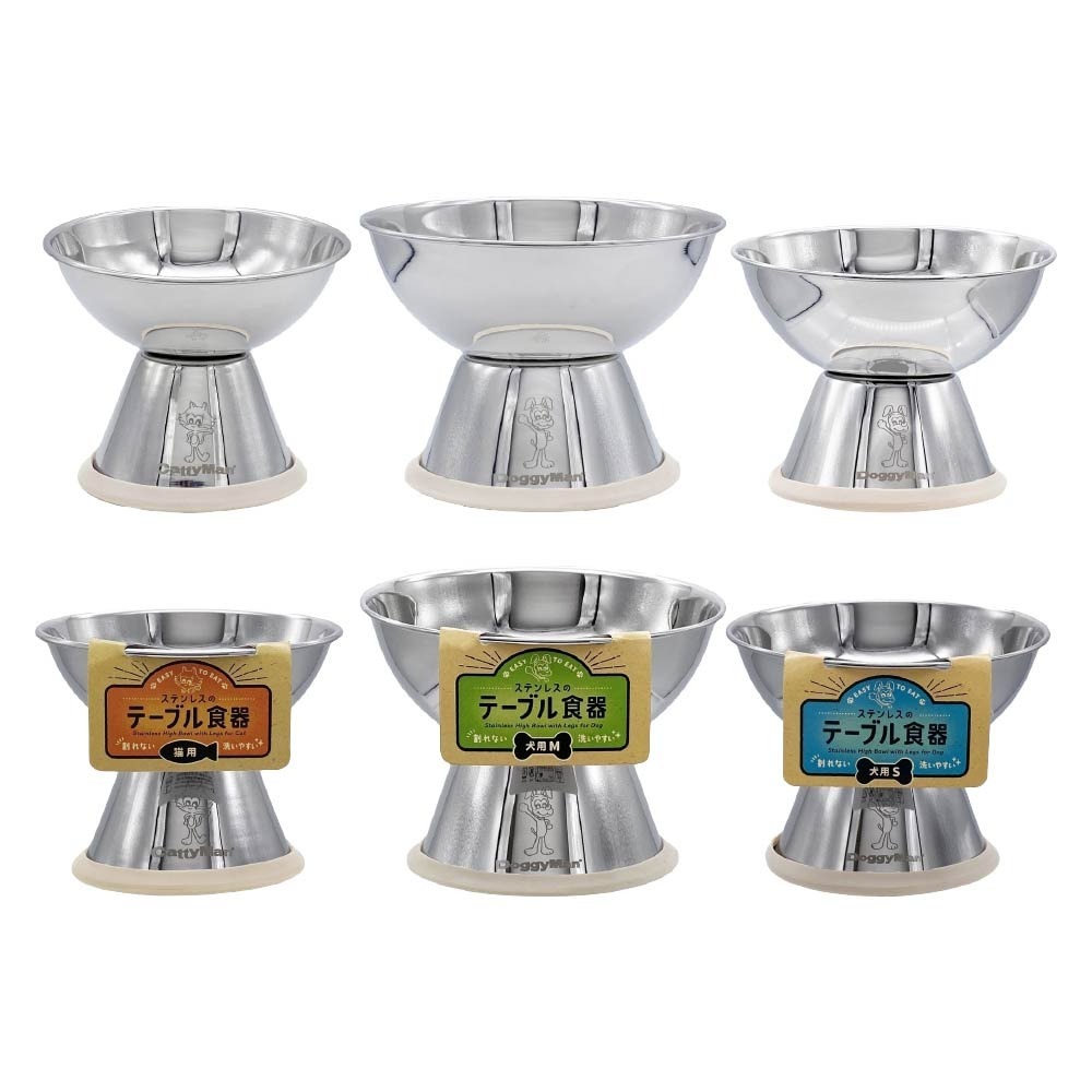 多格漫 doggy man 不鏽鋼高座碗 犬用 貓用 寵物碗 寵物餐具 不鏽鋼碗 高腳碗 寵物食碗-細節圖3
