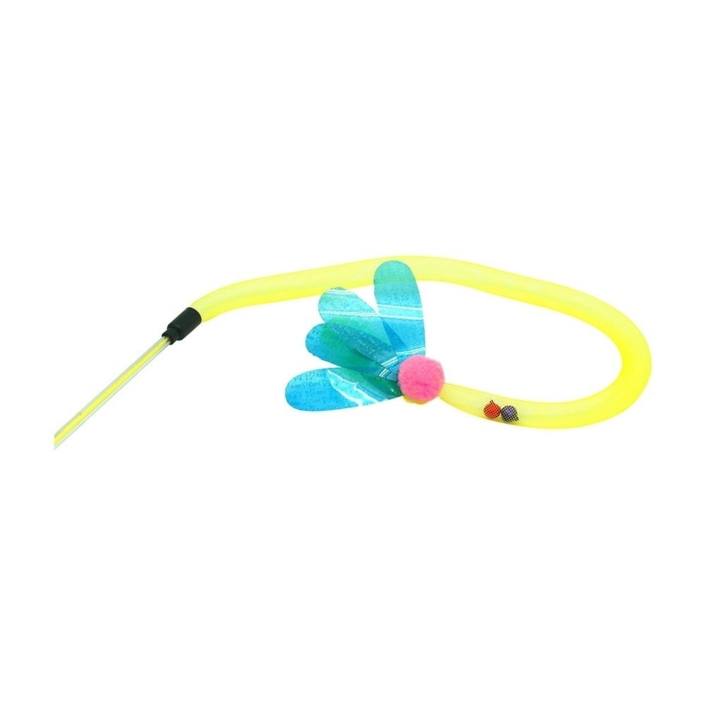 Amy carol 逗貓棒 彈力網 伸縮羽毛 貓咪逗貓棒 貓玩具 羽毛玩具 逗貓玩具-細節圖3