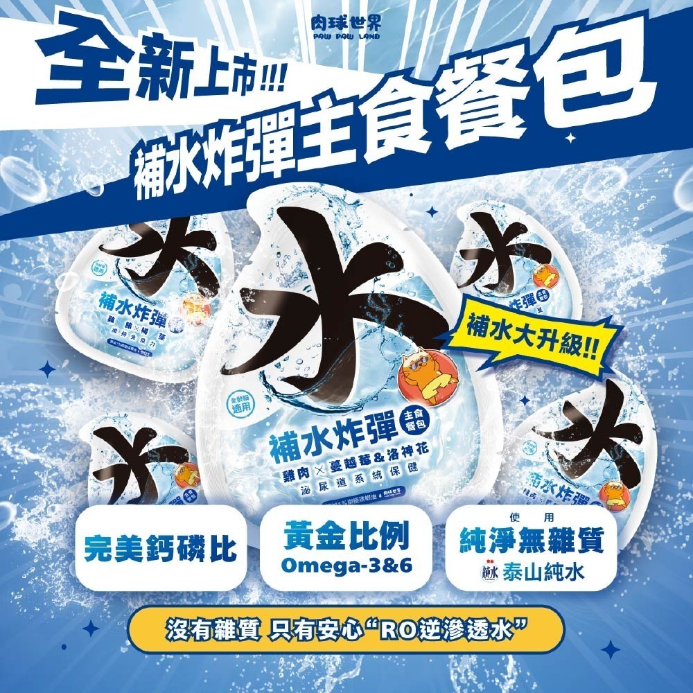 肉球世界 貓餐包 貓主食餐包 大肉包 美毛包 補水餐包 貓主食 貓濕食 貓咪餐包-細節圖6