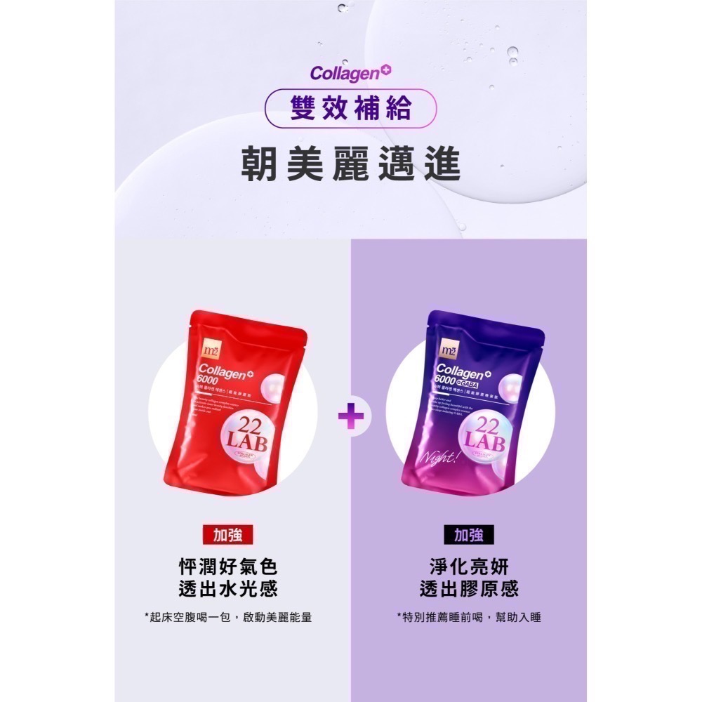 【m2 美度】超能膠原晚安飲 (8入/盒) 22LAB 膠原夜亮飲 孫藝珍-細節圖5