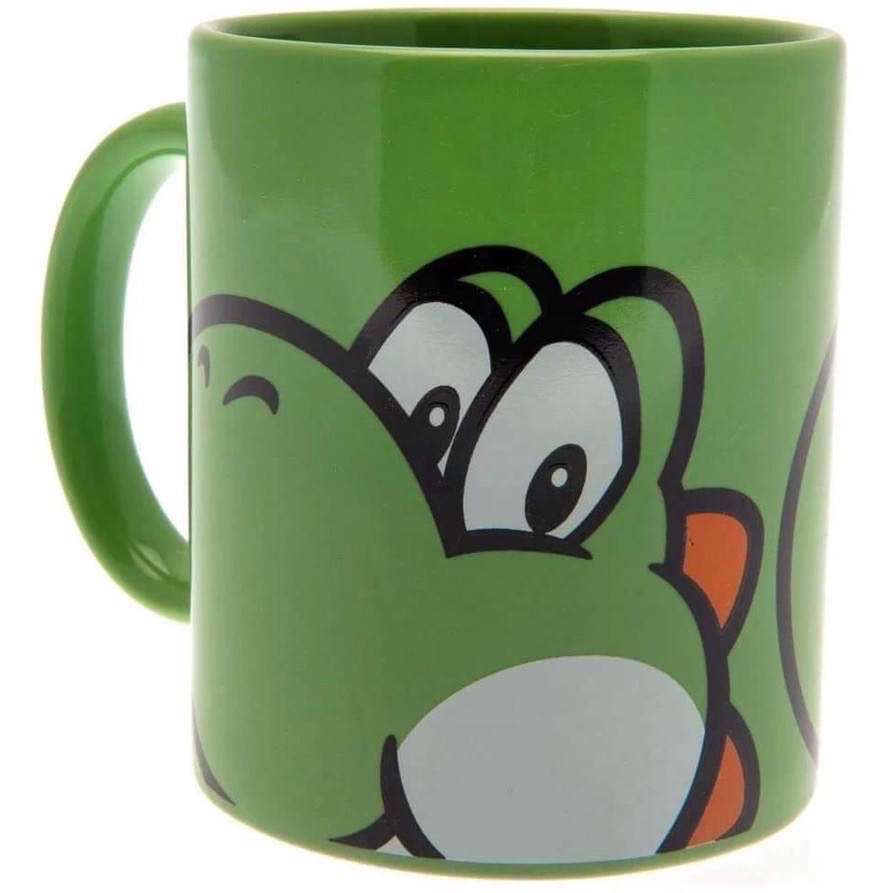 現貨 ￼瑪利歐 Super Mario 耀西 Yoshi 高級禮物組 (內含馬克杯、杯墊、鑰匙圈)-細節圖3