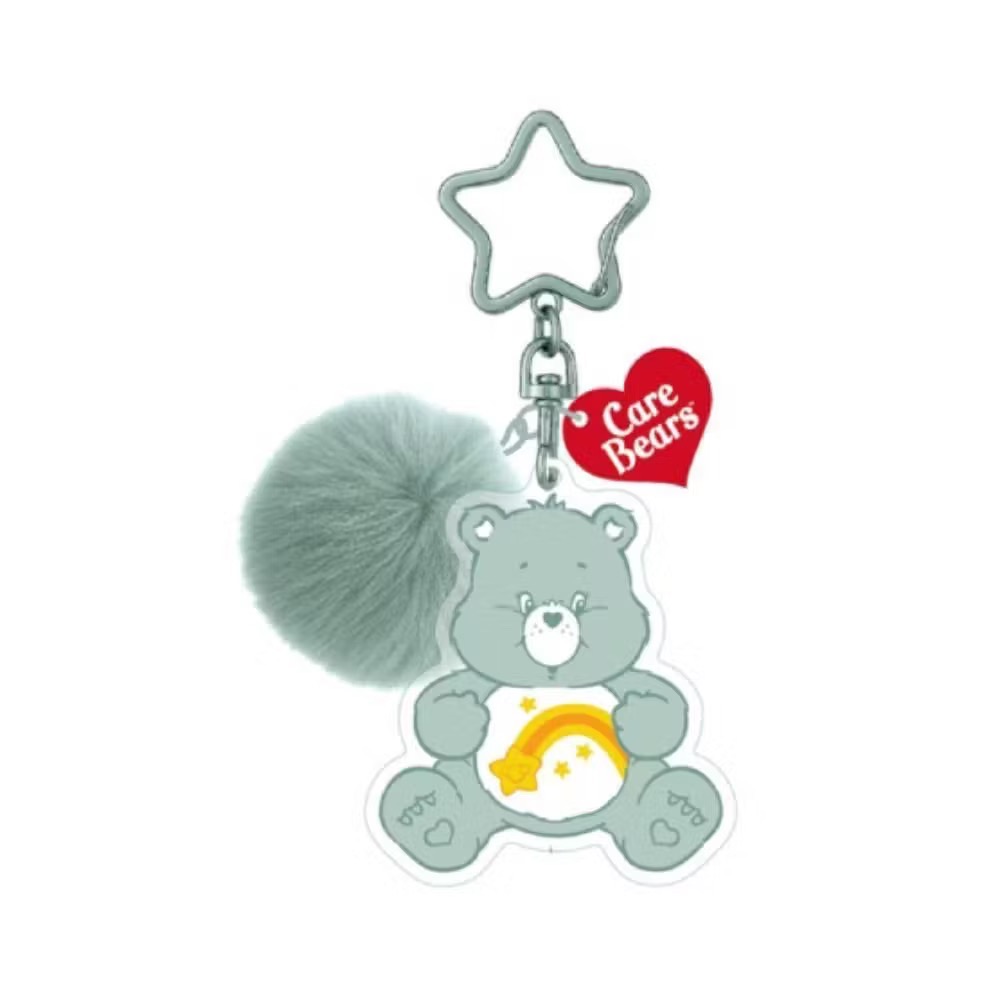 現貨💕Care Bears 毛球造型悠遊卡 彩虹熊愛心熊 Share Bear 生日熊 可愛掛飾 悠遊卡 交通卡-規格圖3