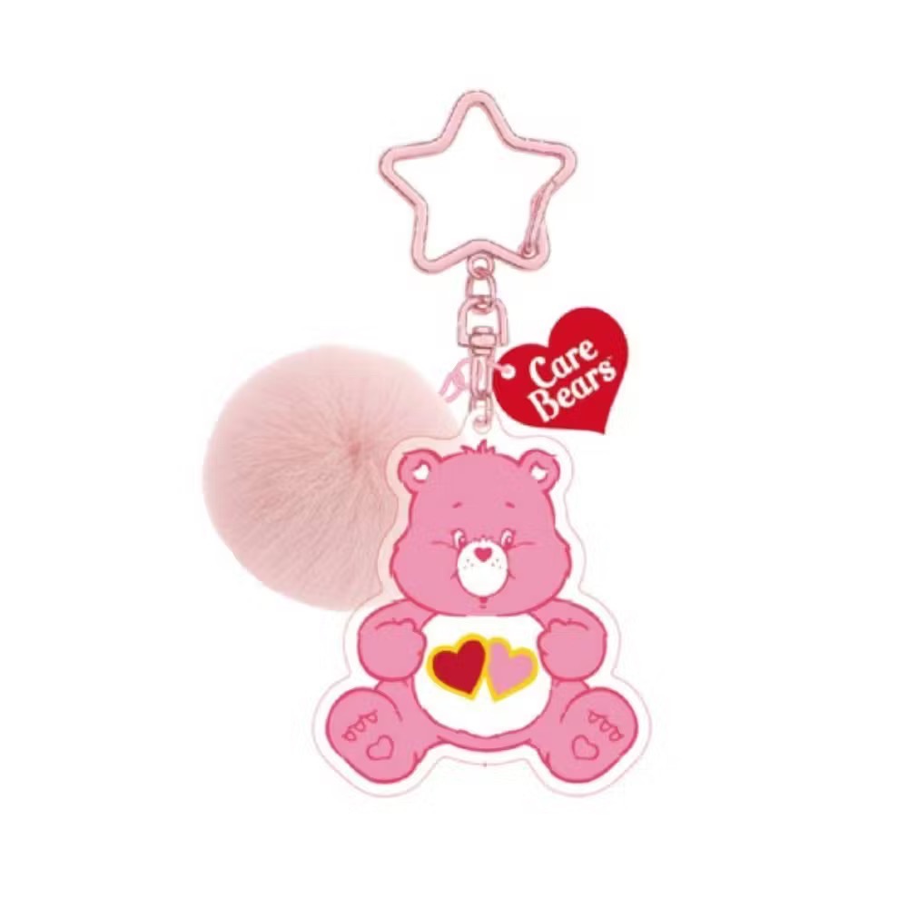 現貨💕Care Bears 毛球造型悠遊卡 彩虹熊愛心熊 Share Bear 生日熊 可愛掛飾 悠遊卡 交通卡-規格圖3
