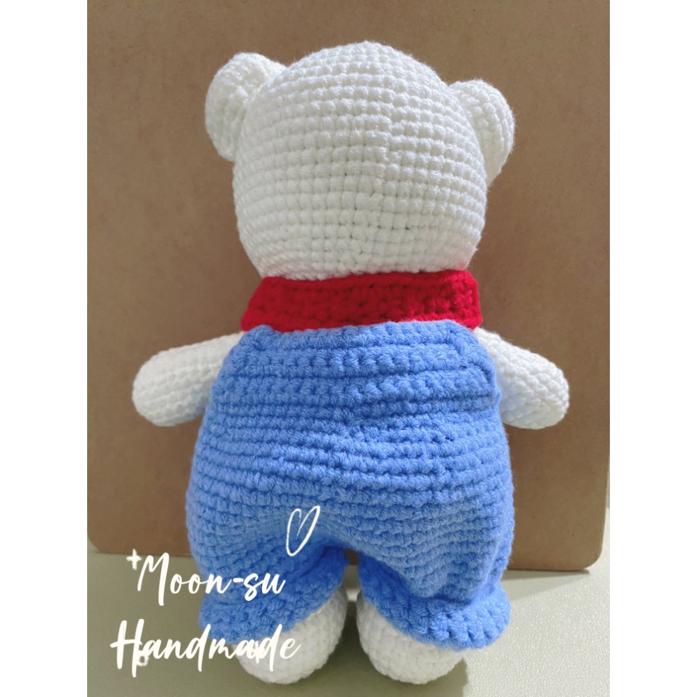 ❣️Moon-su handmade ❣️可愛暖暖熊寶寶玩偶 實物拍攝 現貨 快速出貨🚚-細節圖4