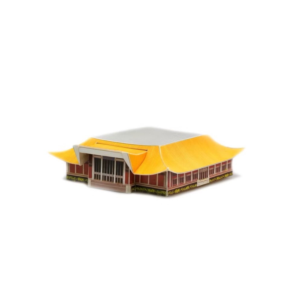 <全新>台灣景點紙模型明信片 DIY手作卡片 立體拼圖 模型-細節圖3