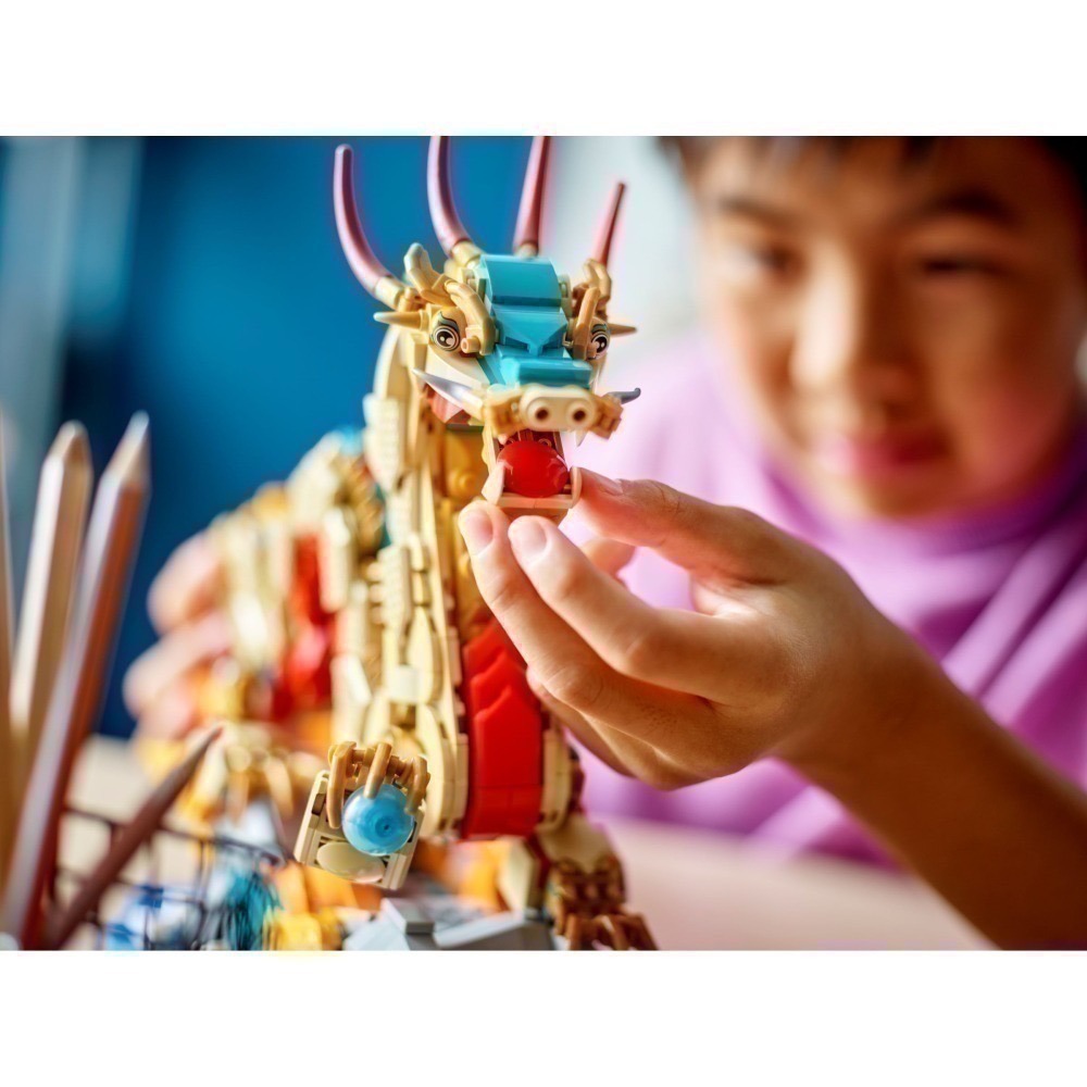 《木木磚家》現貨★€不用等  LEGO 80112 祥龍納福-細節圖3