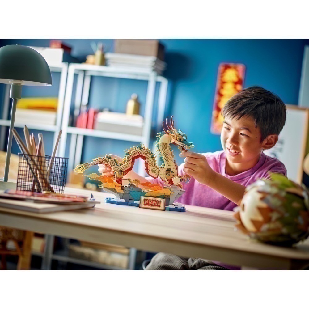 [木木磚家] 可超商店到店 現貨領卷免運  快速出貨  可刷卡  LEGO 80112 祥龍納福-細節圖2