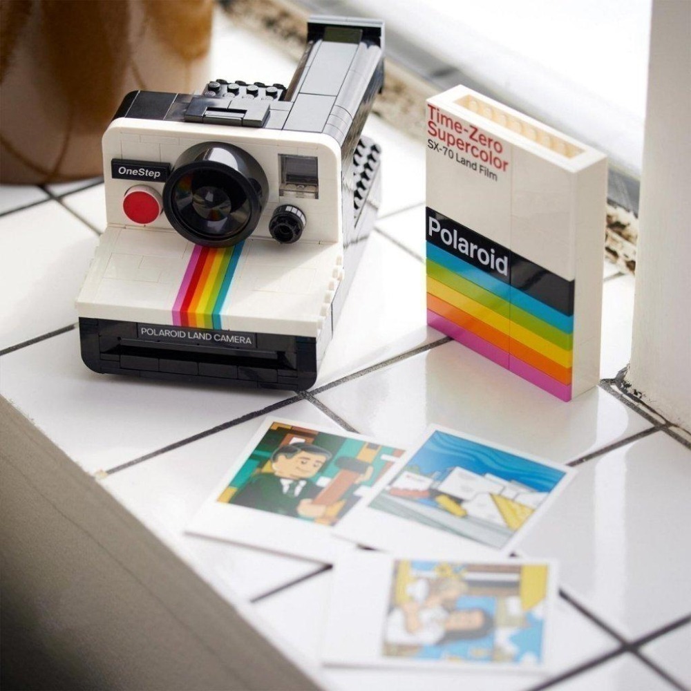 [木木磚家]LEGO 21345 IDEAS #53 PolaroidOneStep SX-70 相機 拍立得-細節圖3