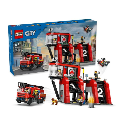 [木木磚家] LEGO 60414 消防局和消防車