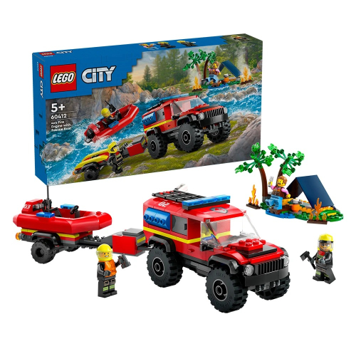 [木木磚家] LEGO 60412 四輪驅動消防車和救援艇