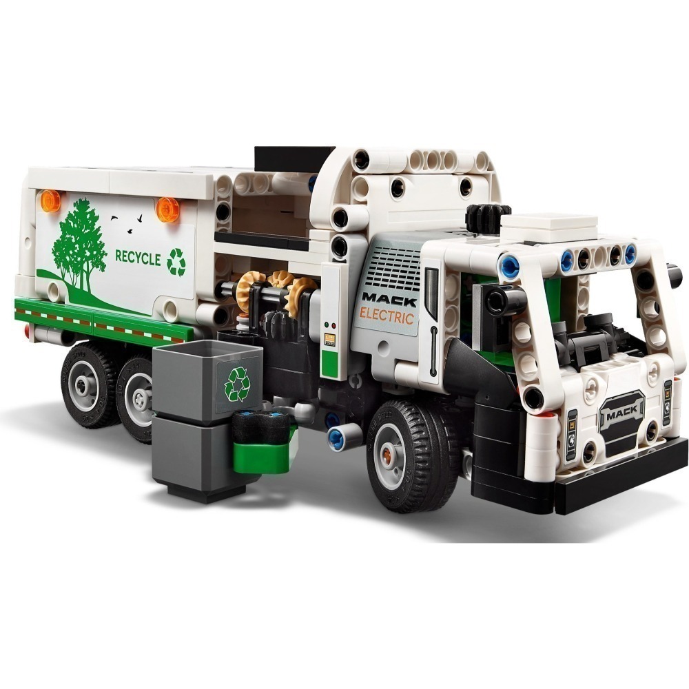 [木木磚家] LEGO 42167 Mack LR Electric Garbage Truck 麥克貨車-細節圖3