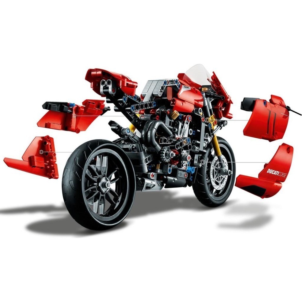 [木木磚家] LEGO 42107 杜卡迪 Ducati Panigale V4 R42107w-細節圖5