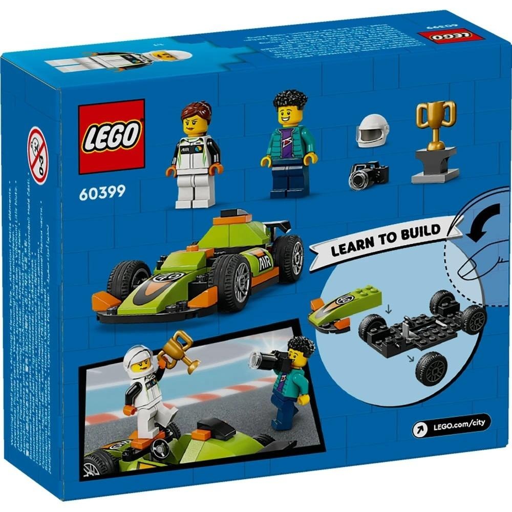 [木木磚家] LEGO 60399 綠色賽車-細節圖2