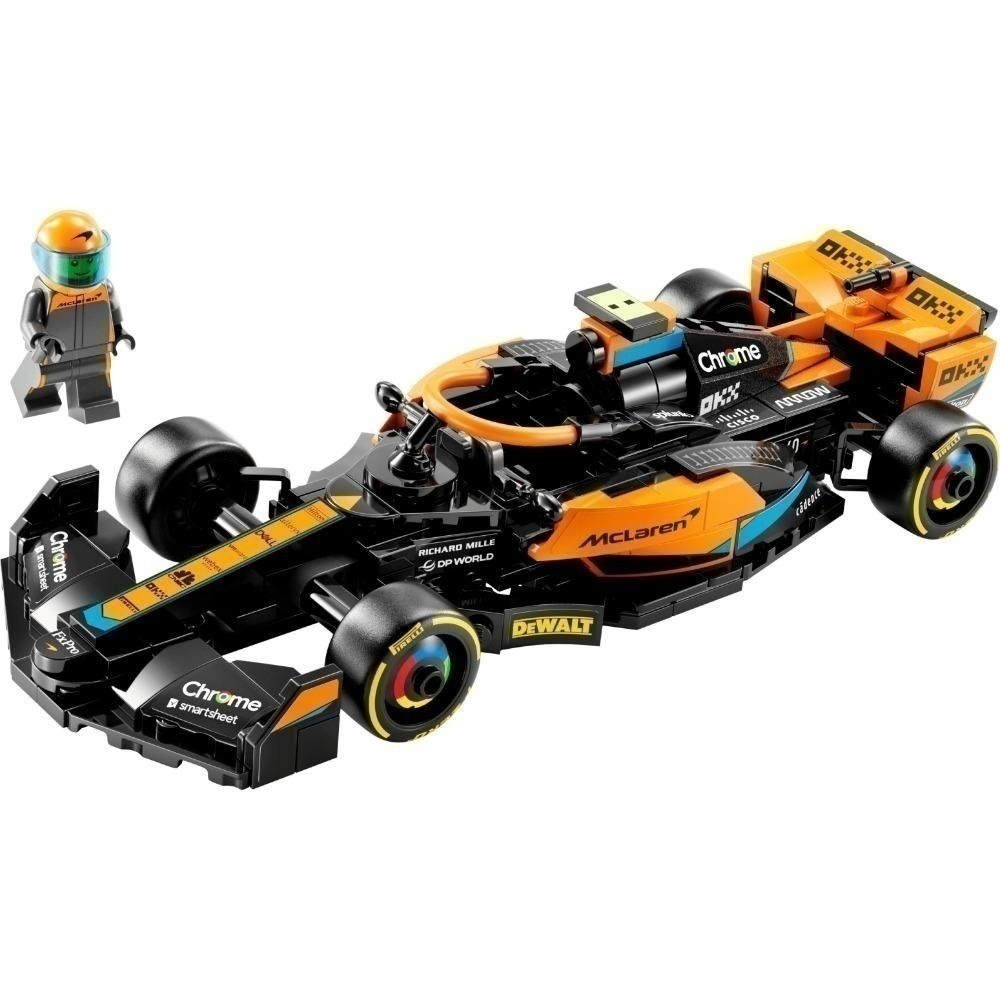 [木木磚家] LEGO 76919 麥拉倫 2023 McLaren Formula 1 Race Car-細節圖4
