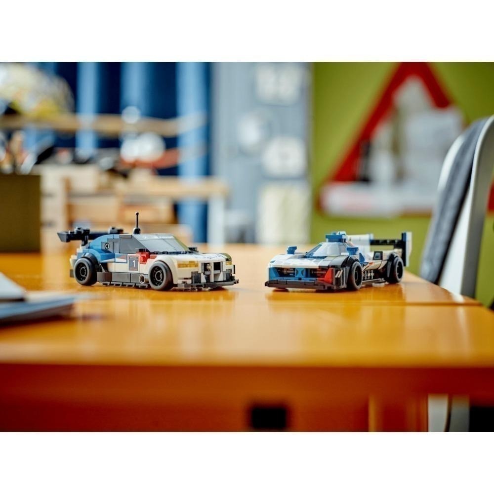 《木木磚家》LEGO 76922 BMW M4 GT3 & BMW M Hybrid V8 Race Cars-細節圖2