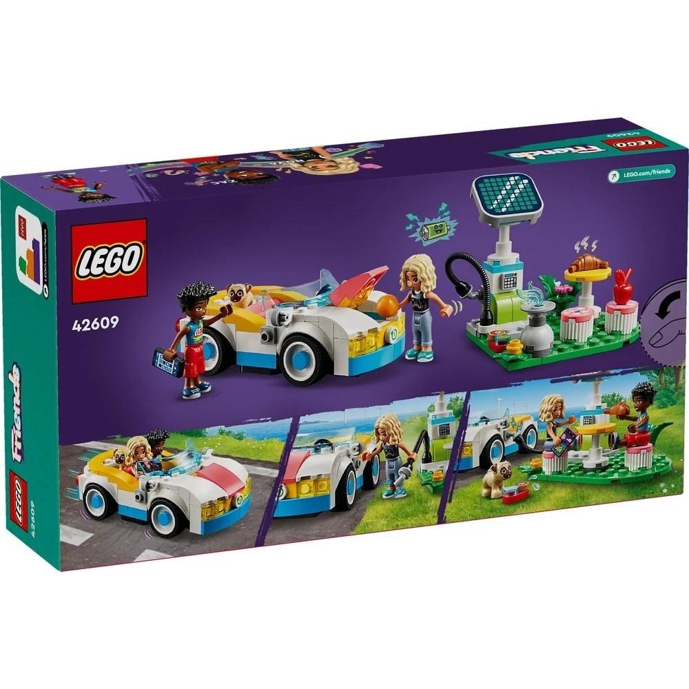 [木木磚家] LEGO 42609 電動汽車和充電器-細節圖2